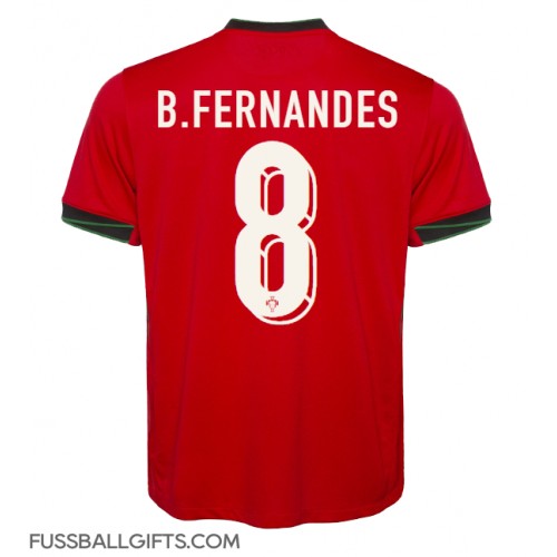 Portugal Bruno Fernandes #8 Fußballbekleidung Heimtrikot EM 2024 Kurzarm